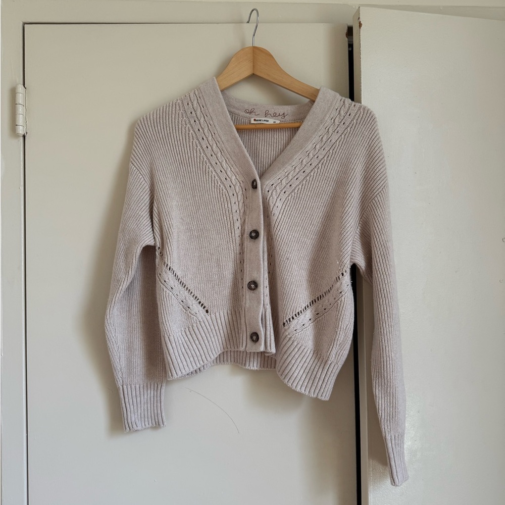 Marine Layer Women's Light Beige Sweater